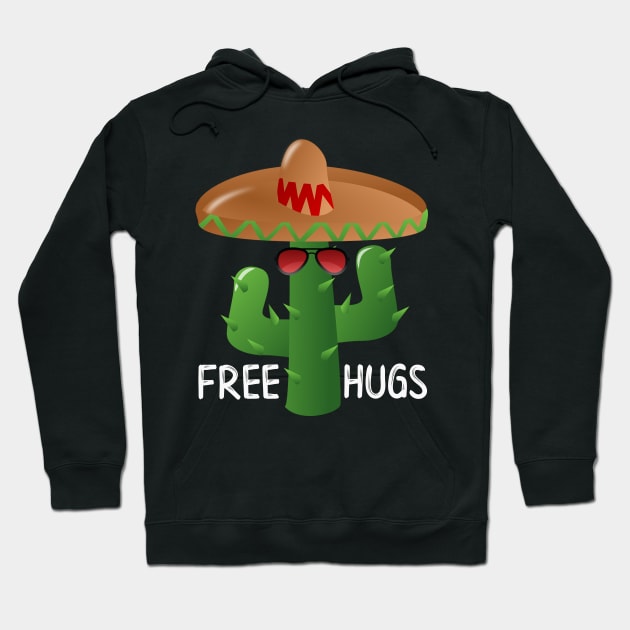 Free Hugs Cactus Hoodie by DANPUBLIC